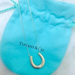 Tiffany & Co Horseshoe Necklace 16in Chain